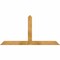 Ekena Millwork Portland Rough Sawn Timber Gable Bracket, Western Red Cedar, 60"W x 30"H x 2"D x 4"F, 12/12 Pitch GBW060X30X0204POR00RWR - alternate 1
